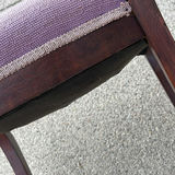 Vintage Wood Balloon Back Side Chair with Needlepoint Seat  - thumbnail 6 of 7