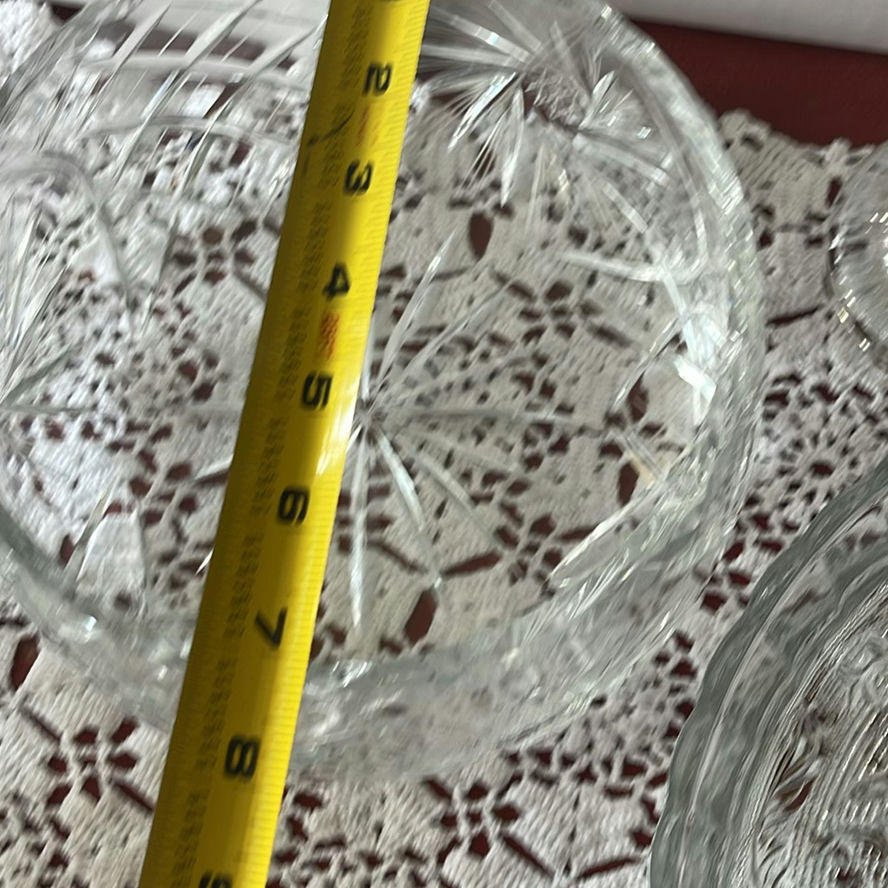 Various Crystal Bowls, Glasses and Vase - image 11 of 15