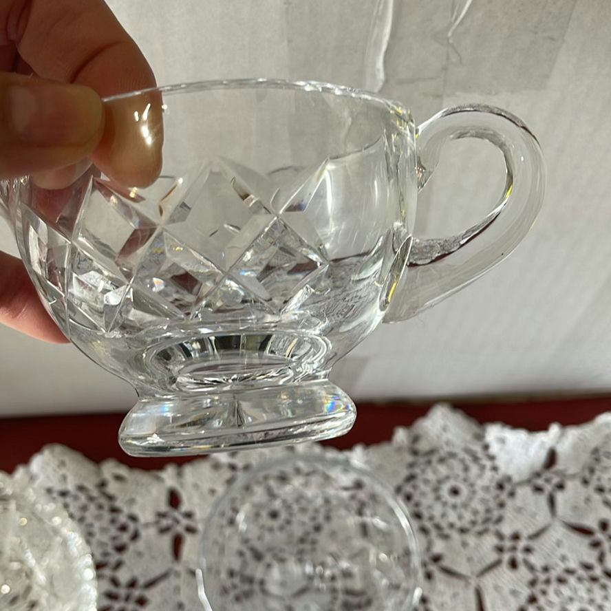 Crystal Servingware and Napkin Rings - image 12 of 15