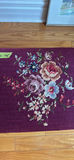 Vintage Wooden Footstool with Needlepoint Tapestry - thumbnail 5 of 7