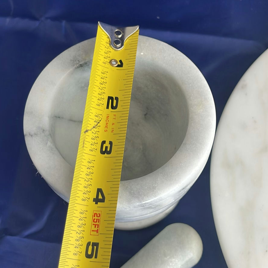 Marble Revolving Tray and Mortar and Pestle - image 5 of 7