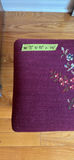 Vintage Wooden Footstool with Needlepoint Tapestry - thumbnail 4 of 7