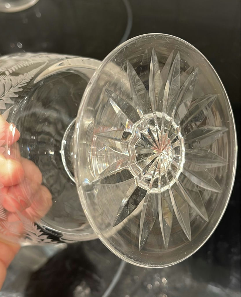 Antique Etched Fern Glassware - image 11 of 22