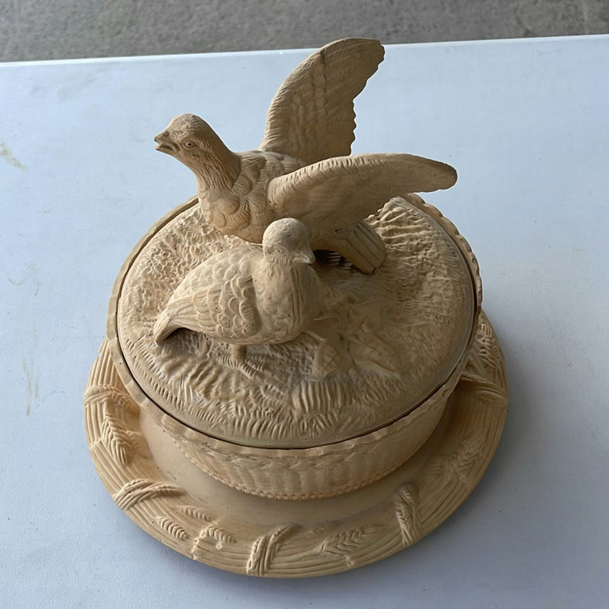Antique Transferware and Antique Game Pie Dish - image 17 of 25