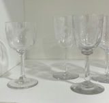 Vintage Etched Fern Patterned Glassware  - thumbnail 9 of 13
