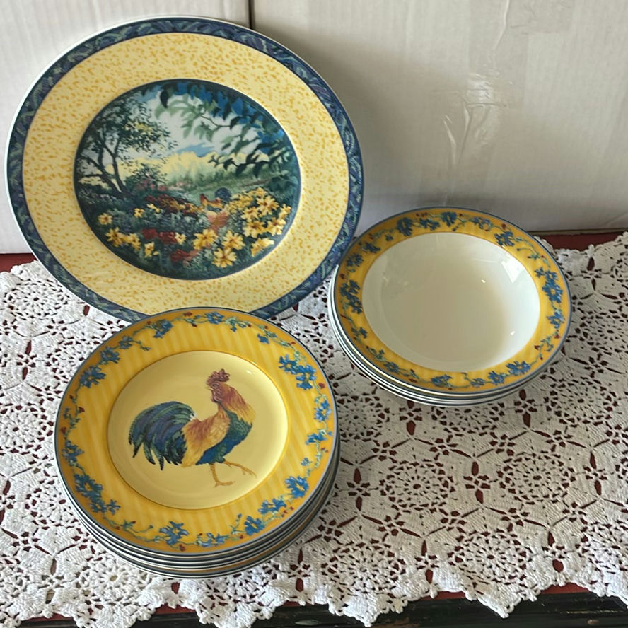 Fitz and Floyd Coq du Village Dinnerware - image 1 of 12