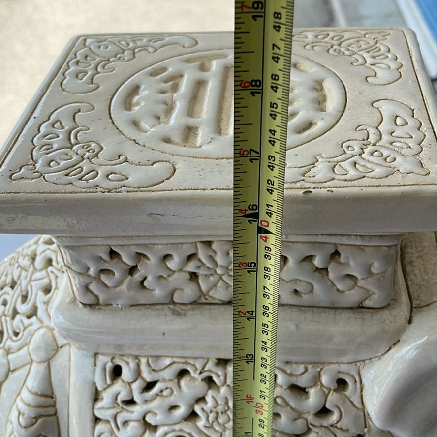 Vintage Large Elephant Plant Stand - image 9 of 11