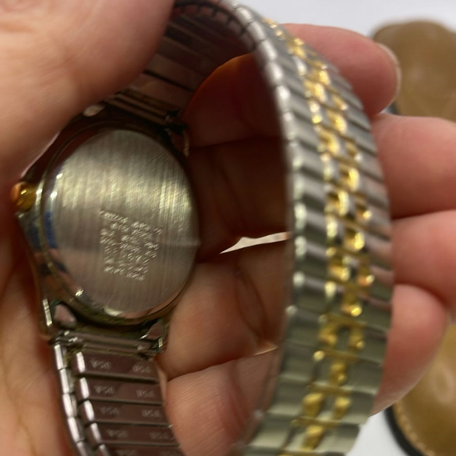 Vintage Beaded Art, Westclox Portable Alarm Clock, Citizen Men's Watch and more - image 5 of 10
