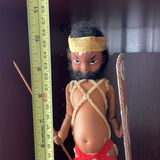 Iroquois Corn Husk Doll, Inuit Tea Cozy and Indigenous Tribal Figure - thumbnail 5 of 14