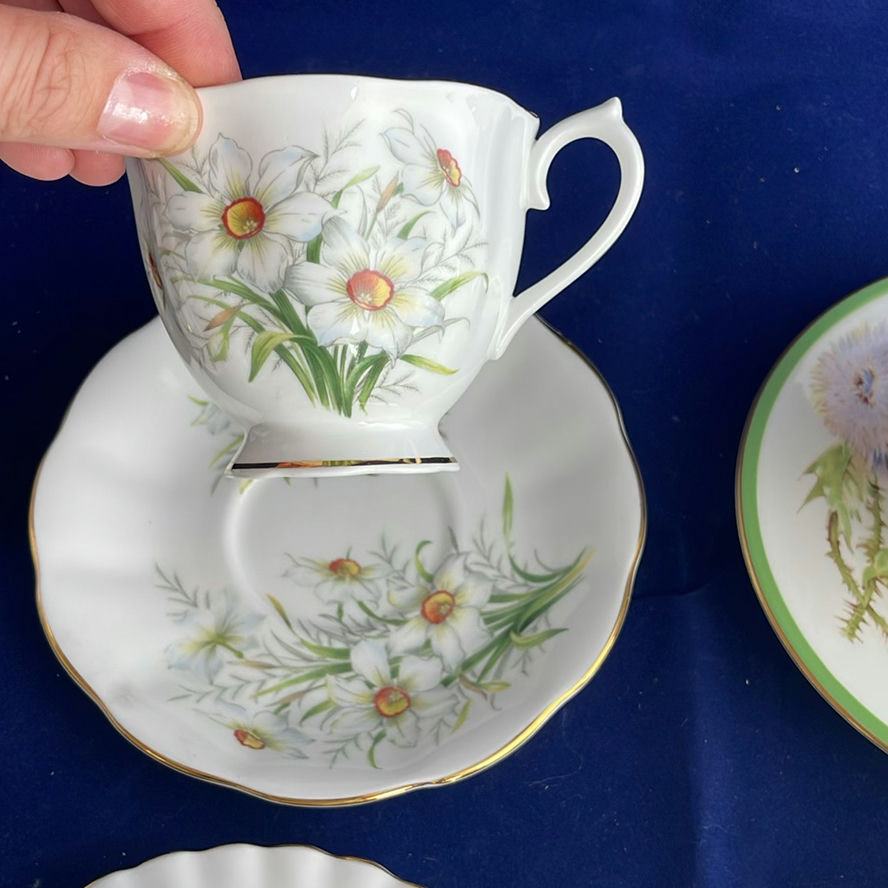 Royal Albert and Royal Doulton Cups and Saucers - image 12 of 20