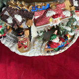 Santa Globe and Dept 56 Santa White Porcelain Santa - thumbnail 4 of 7