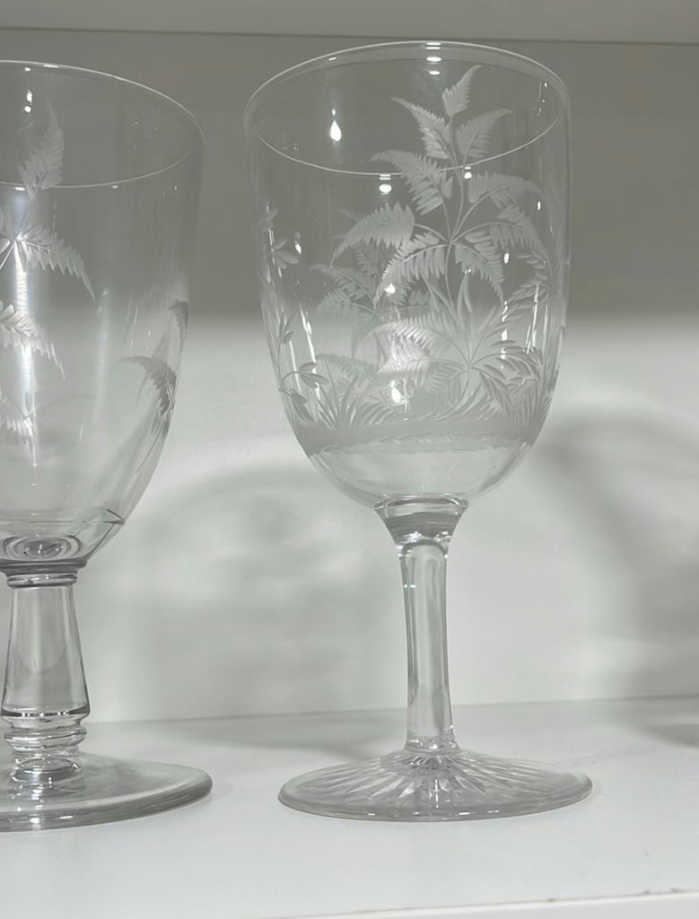 Antique 19th Century Victorian Fern Glassware - image 6 of 10