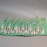 Sterling Dominick & Haff Flatware - Set/12 Dinner Forks + Reed & Barton Knives - thumbnail 2 of 7