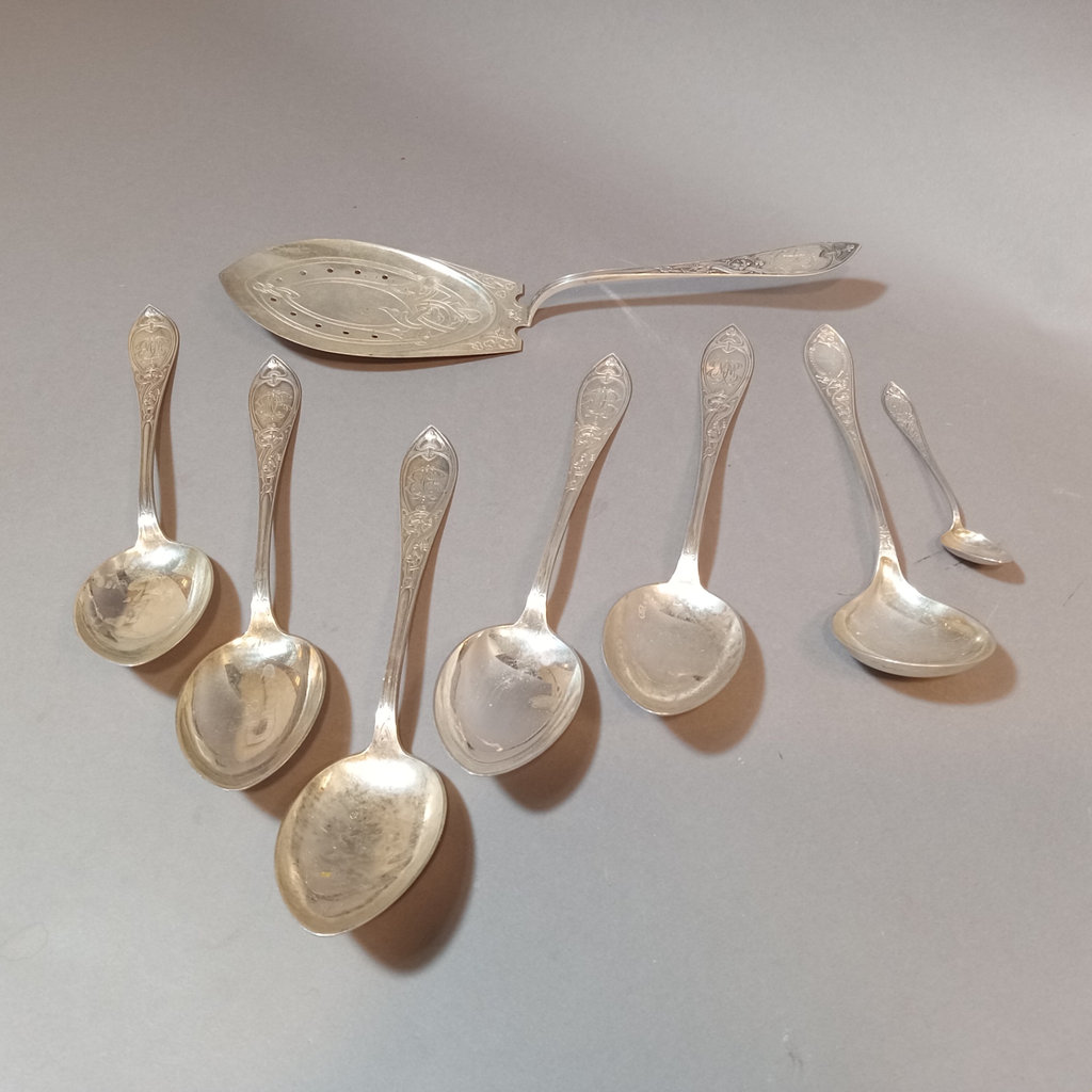 Scandinavian Silver Flatware - image 1 of 16