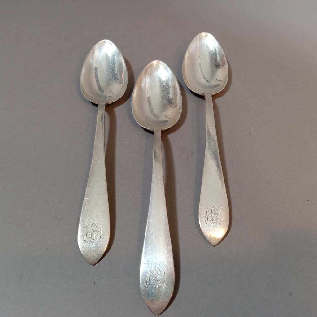 Sterling Dominick & Haff Flatware - Set/3 Serving Spoons - image 1 of 5
