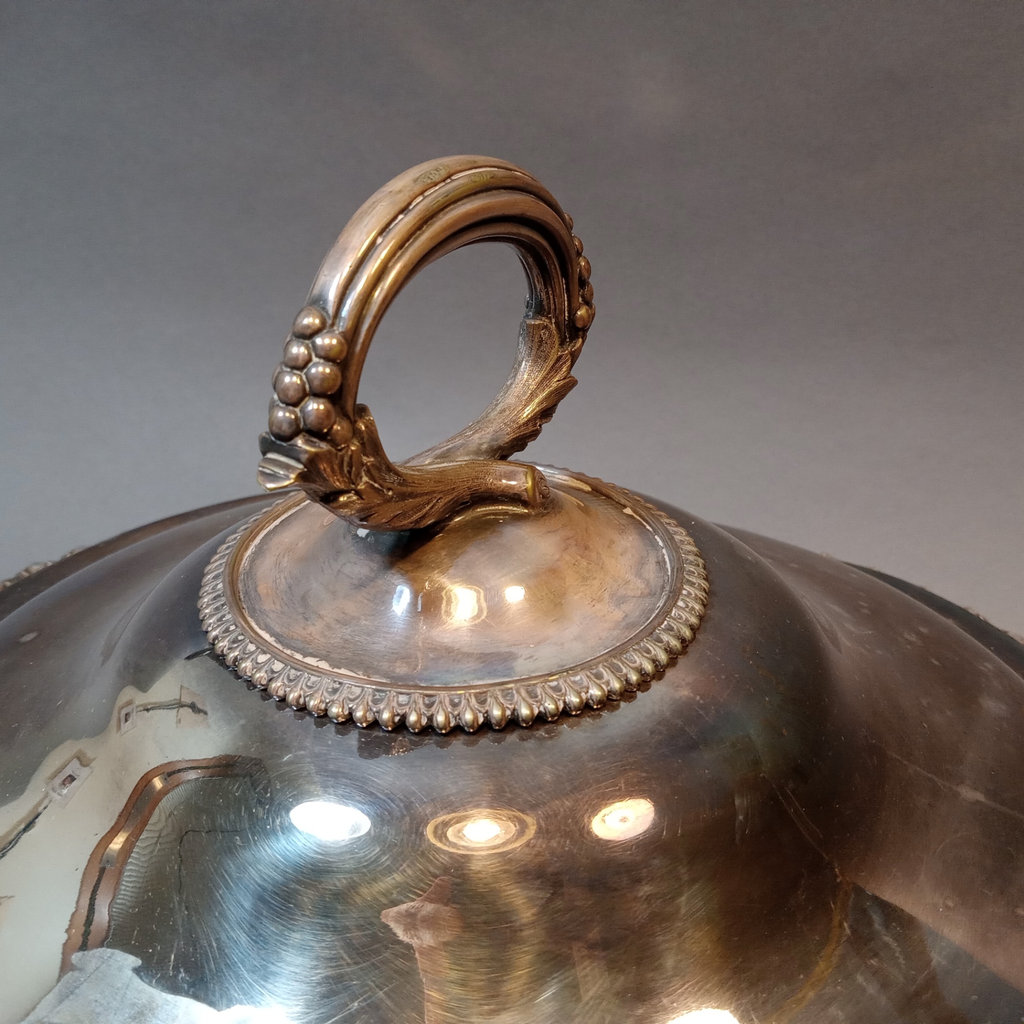 Antique 3-Compartment Vegetable Dish circa 1845 - image 6 of 11