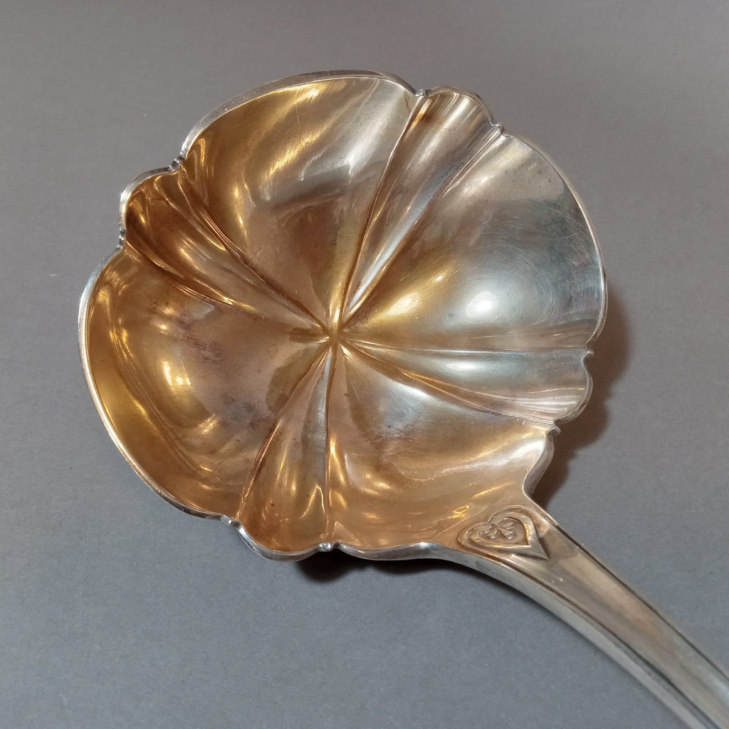 Antique S.D. Brower Punch Bowl Ladle - image 2 of 8