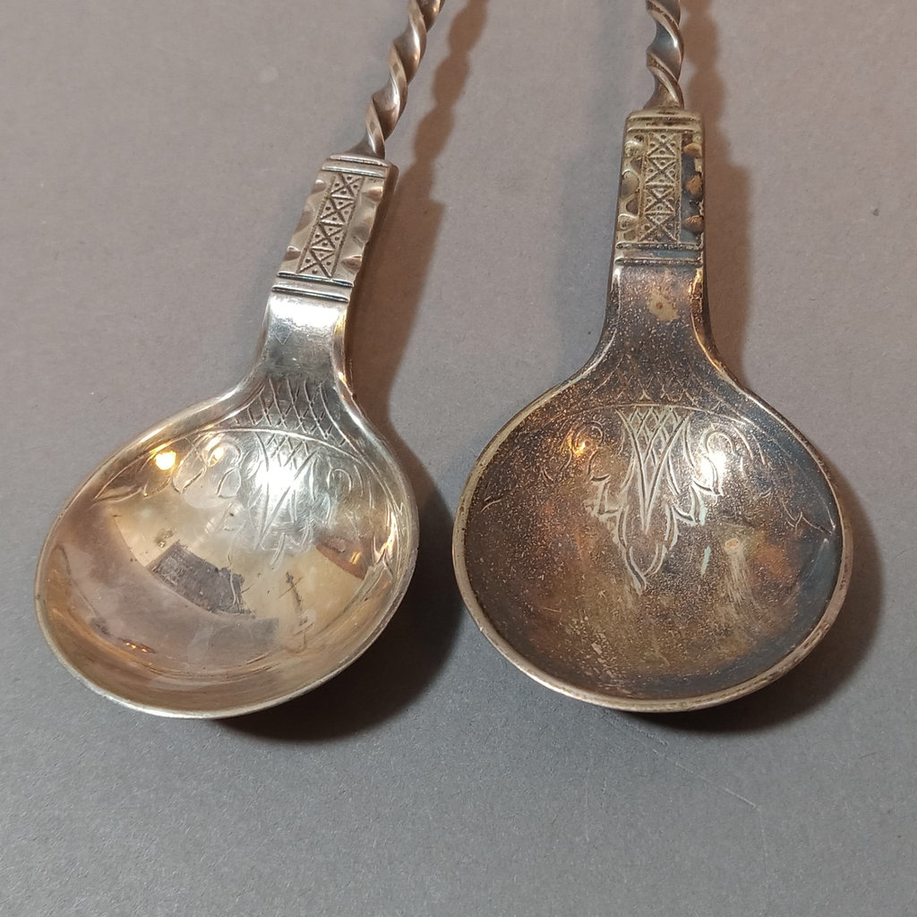 Scandinavian Silver Spoons - image 3 of 12