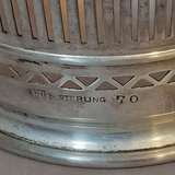 Antique Sterling & Blue Glass Jam Jar - thumbnail 4 of 11