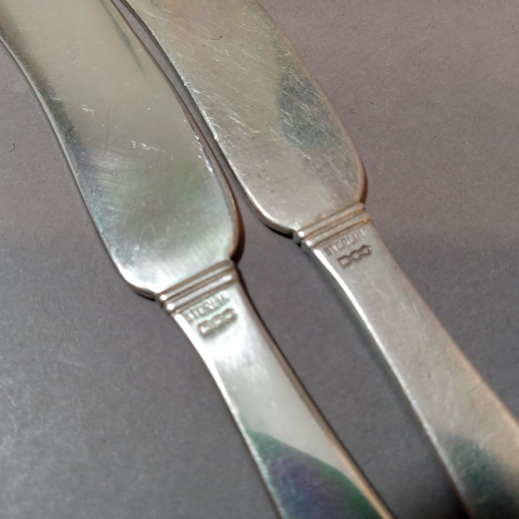 Sterling Dominick & Haff Flatware - Set/11 Butter Spreaders - image 6 of 6