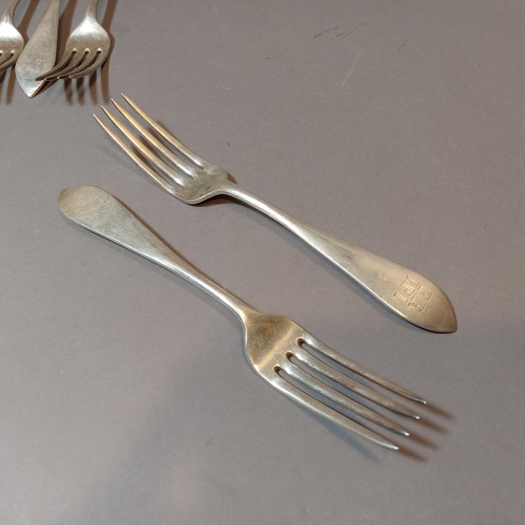 Antique P.L. Krider & Co. Sterling Flatware - image 6 of 14