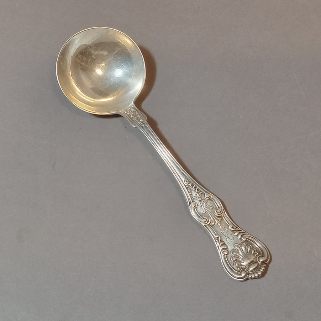 Antique Dominick & Haff Sterling Soup Spoons Set/9 - image 2 of 8