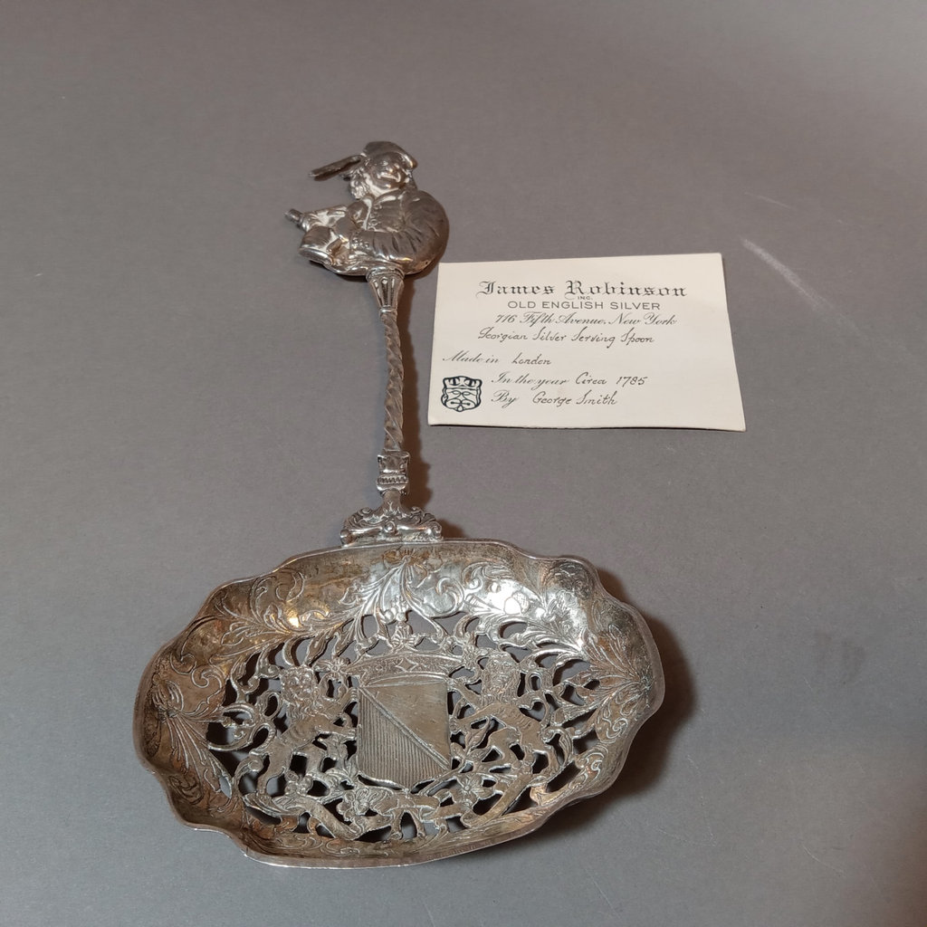 Georgian Silver Serving Spoon Circa 1785 - image 1 of 9