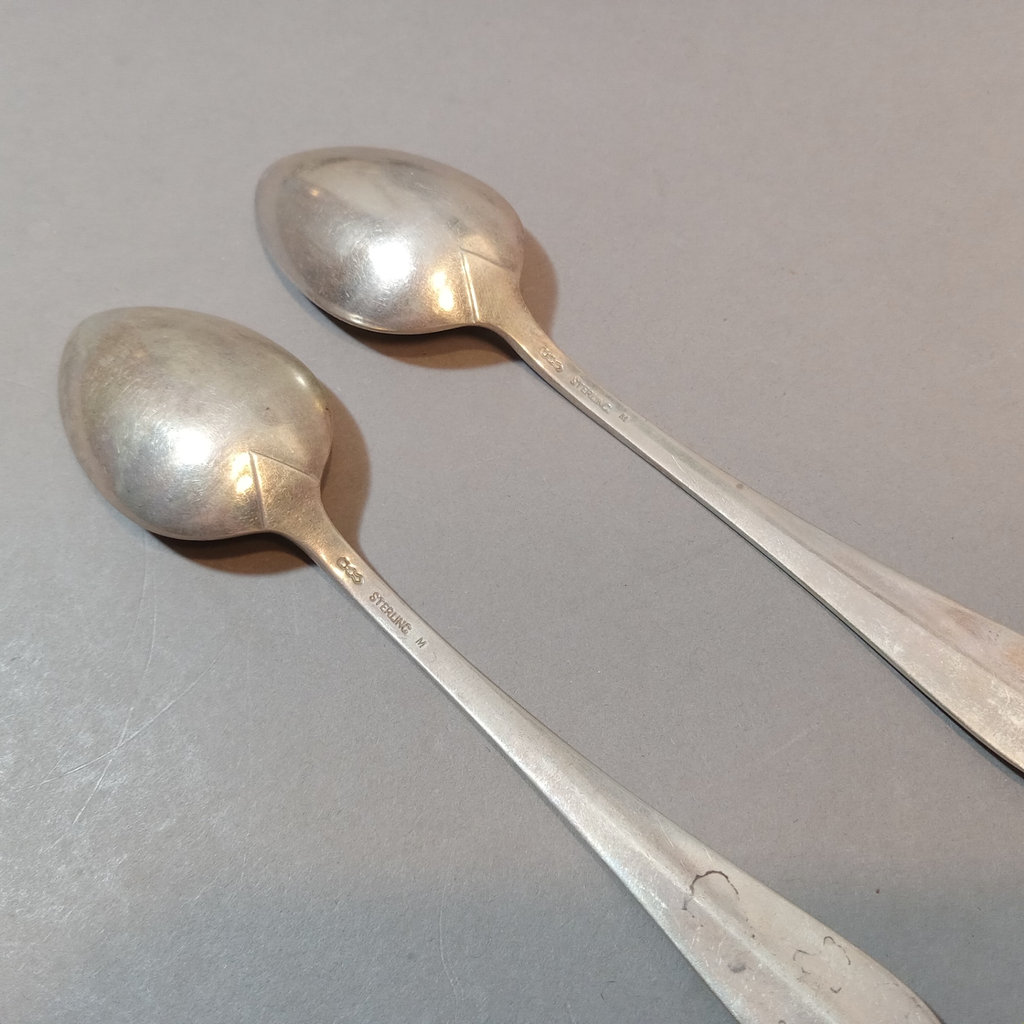 Sterling Dominick & Haff Flatware - Set/12 Tea Spoons - image 5 of 6
