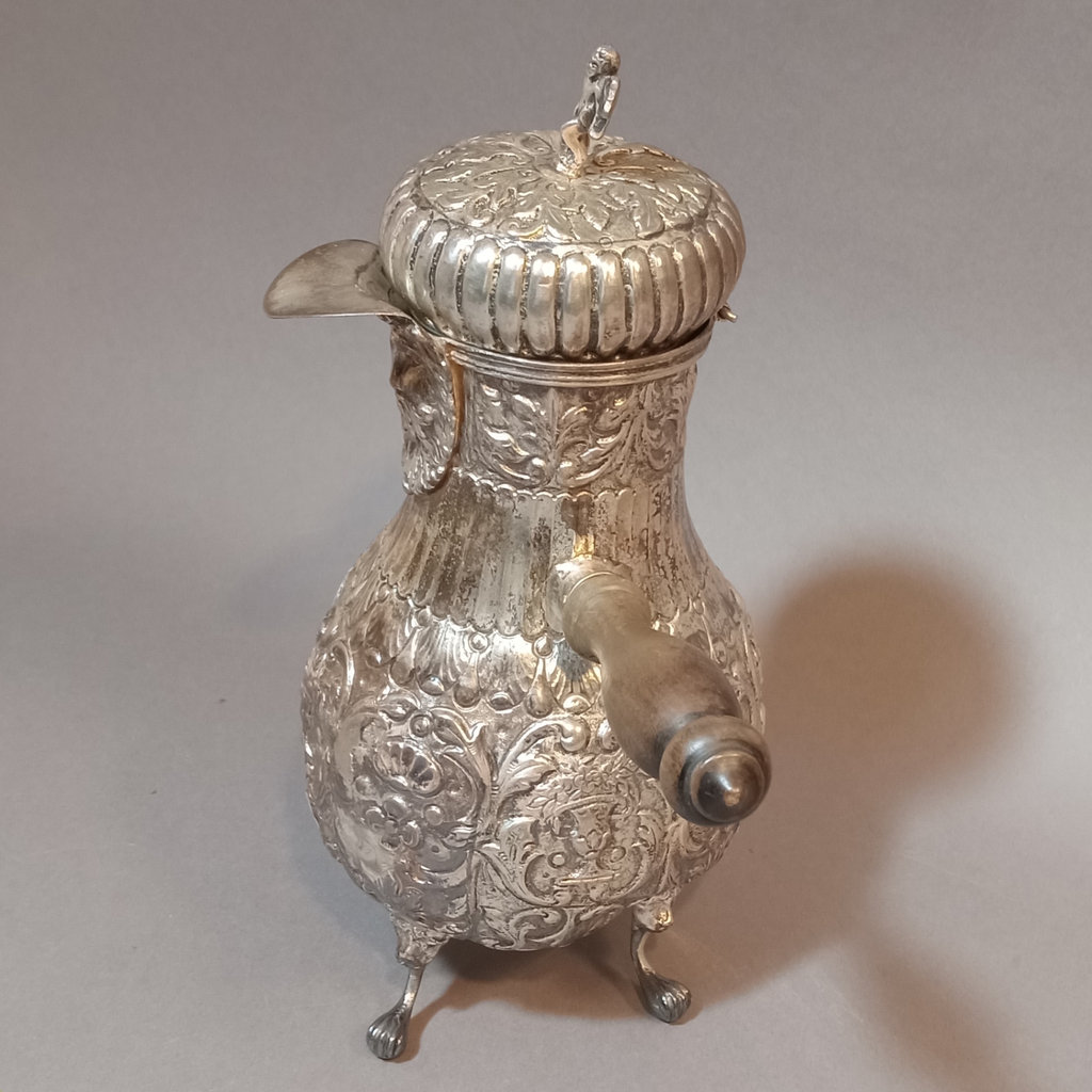 19th Century Dutch Silver Chocolate Pot - image 3 of 13