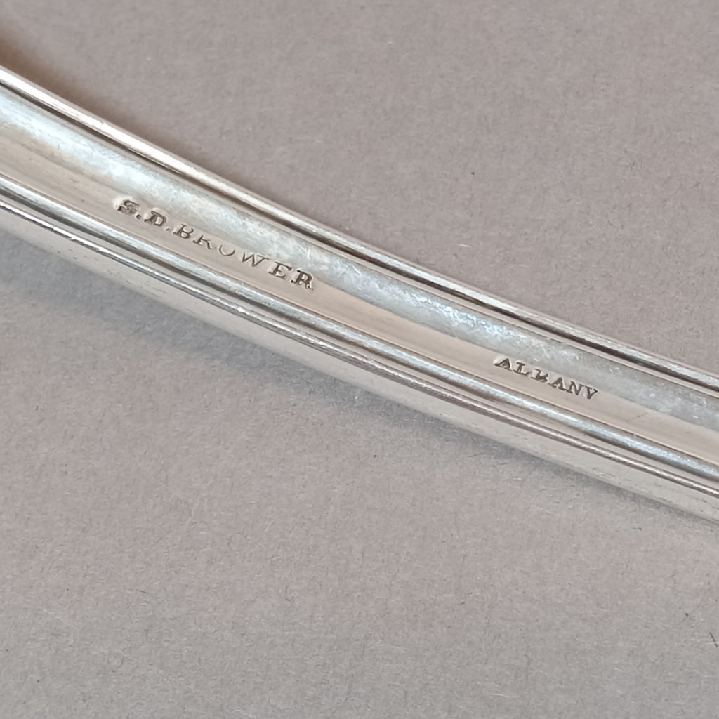 Antique S.D. Brower Punch Bowl Ladle - image 8 of 8