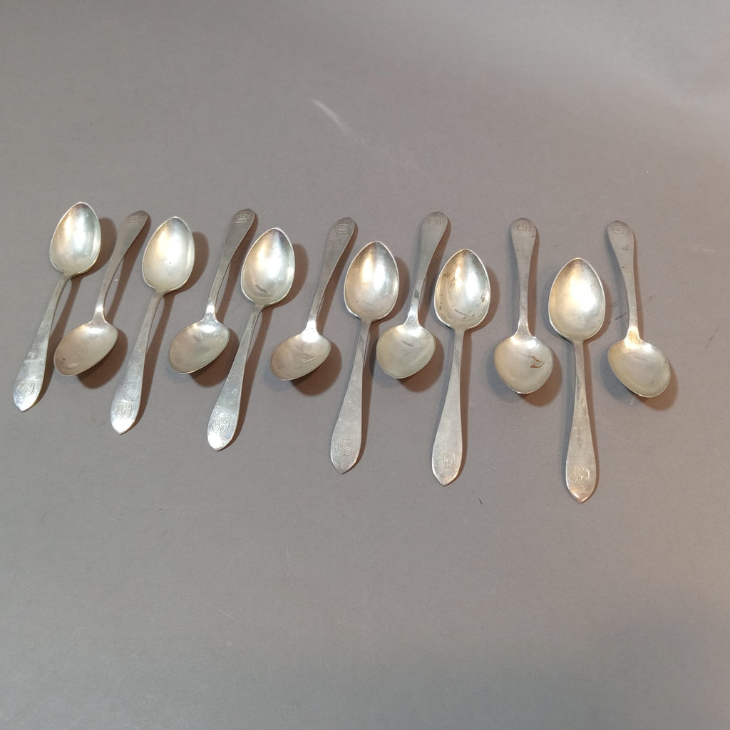 Sterling Dominick & Haff Flatware - Set/12 Demitasse Spoons - image 2 of 6