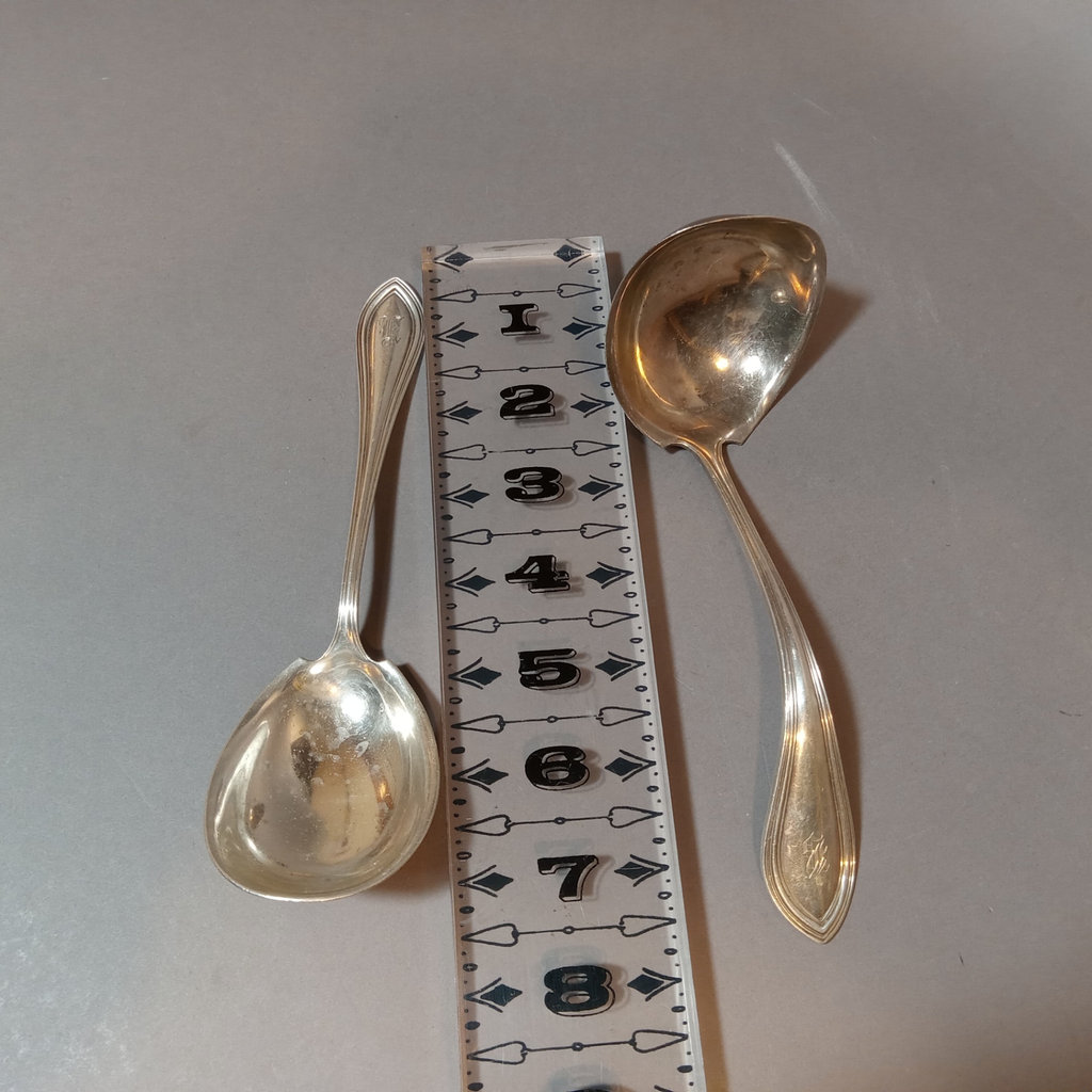 Antique A. Stowell & Co. Sterling Servers - image 2 of 8
