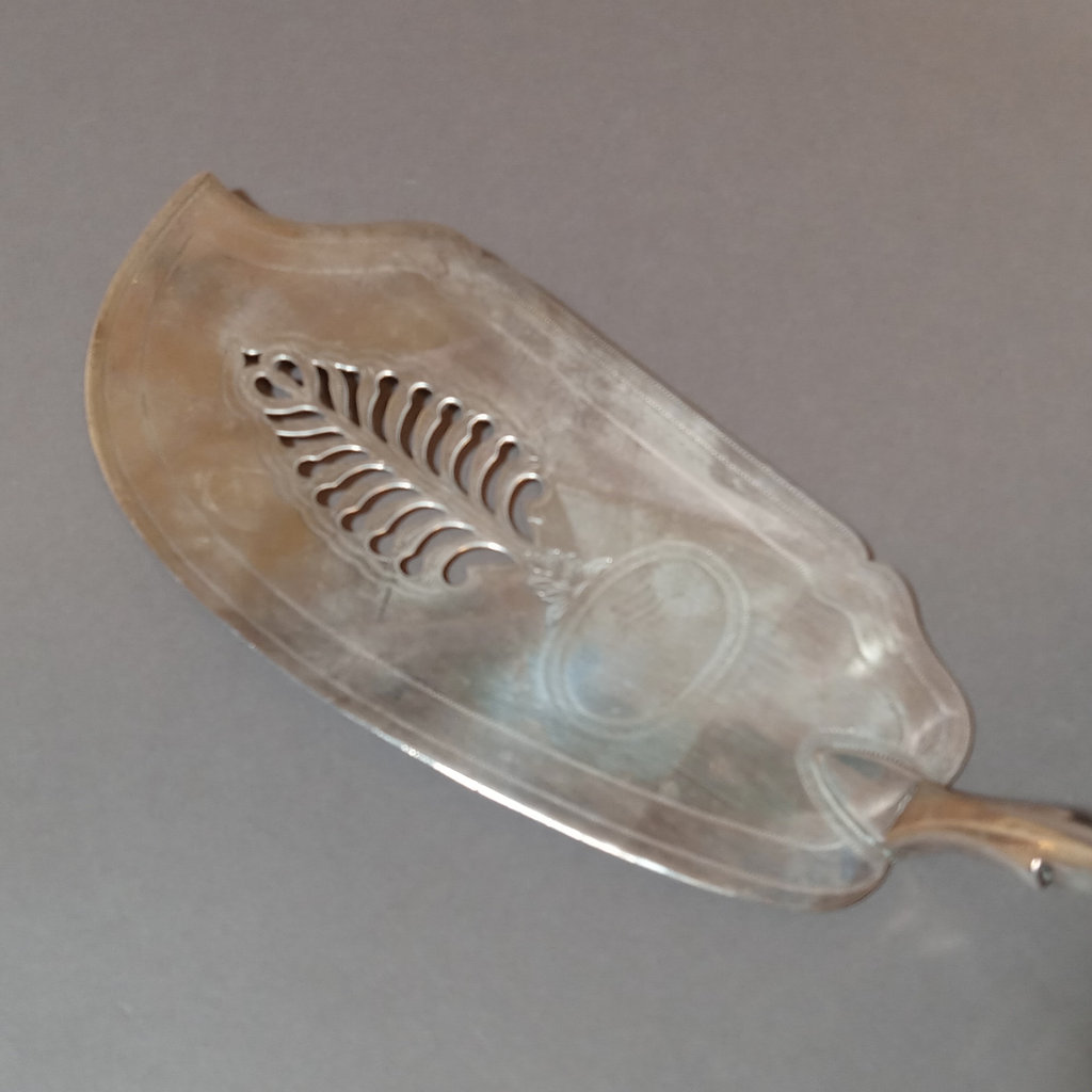 Antique George III Regency Fish Server - image 2 of 7