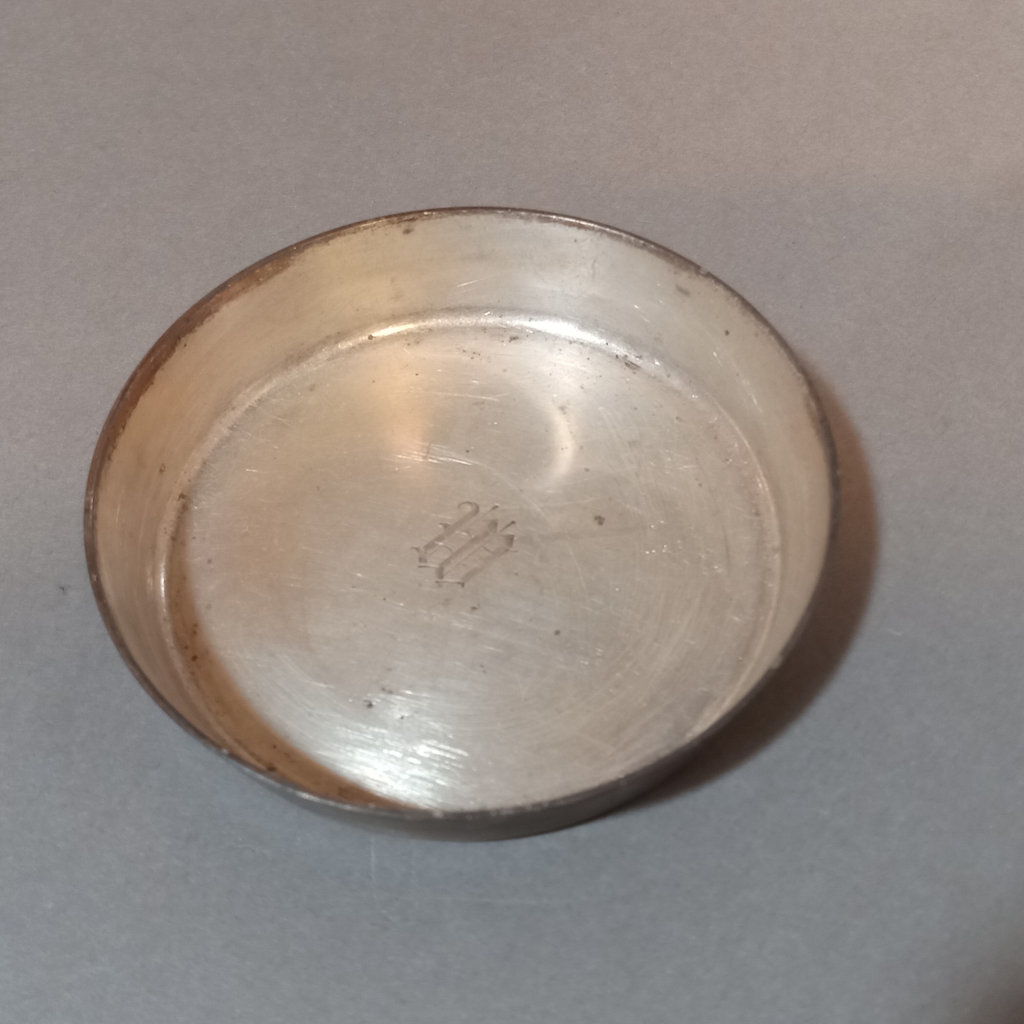 Antique Sterling Coasters W Monogram - image 2 of 6