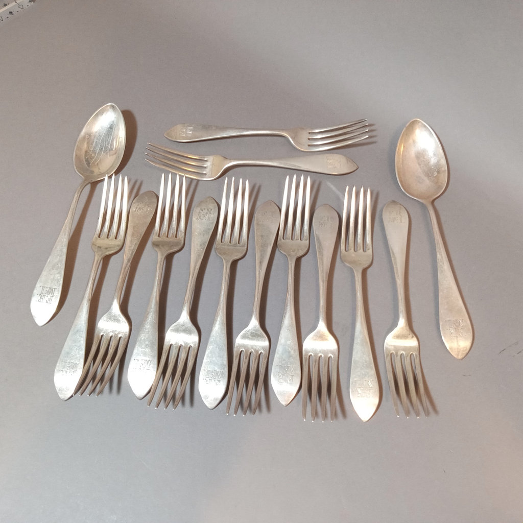 Antique P.L. Krider & Co. Sterling Flatware - image 1 of 14