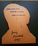 Hand-Carved Wooden Frederick Douglass Portrait Plaque - thumbnail 5 of 7