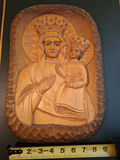 Hand-Carved Religious Wooden Wall Plaque - thumbnail 8 of 8