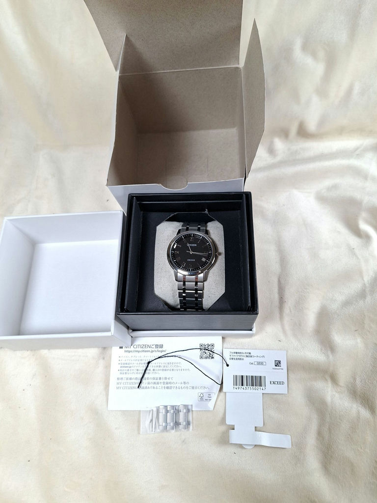 Citizen AR4000-63e Exceed Stainless Steel Wristwatch with Box and Papers - image 1 of 8