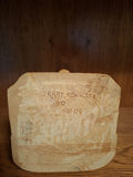 Stunning Hand-Carved Wooden Bearded Man Bust, SIGNED Jerry Kowalski - thumbnail 6 of 6