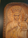 Hand-Carved Religious Wooden Wall Plaque - thumbnail 3 of 8