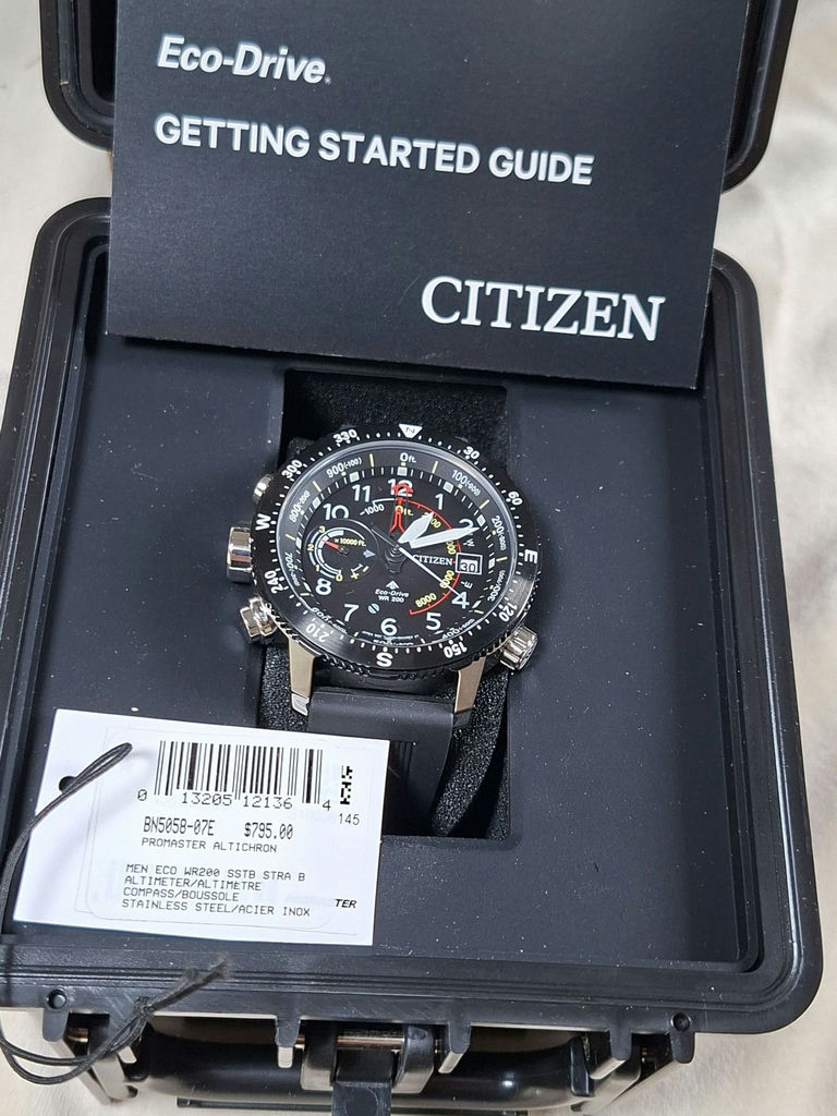 Citizen Eco-Drive Promaster Altichron Wristwatch - image 1 of 9