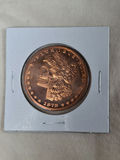1 OZ Copper Round, "E Pluribus Notho" Morgue Anne - thumbnail 1 of 4