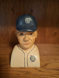 Detroit Tigers Baseball Player Mickey Mantle Wooden Bust Figurine - thumbnail 1 of 6