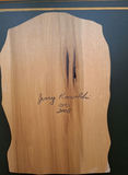 Hand-Carved Wooden Face Wall Art, SIGNED! - thumbnail 5 of 6