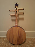 Wooden Round-Body String Instrument, Chinese Zhong RUAN, Handmade, Stunning! - thumbnail 4 of 8