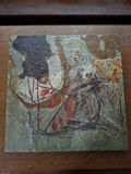 Signed Porcupine Painting on Slate, "Kris 2002" - thumbnail 4 of 5