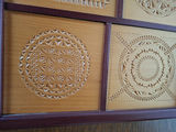 Framed Wood Carving Wall Art Panel - thumbnail 3 of 5