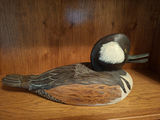 Hand-Carved Wood Duck Decoy, Signed - thumbnail 3 of 8