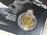 Royal Canadian Mint Sir John A. Macdonald 2015 $2 Coin Collection Card - thumbnail 4 of 5