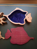 Wooden Fish and Leaf Decorative Boxes, Handmade By Local Master Carver - thumbnail 4 of 6